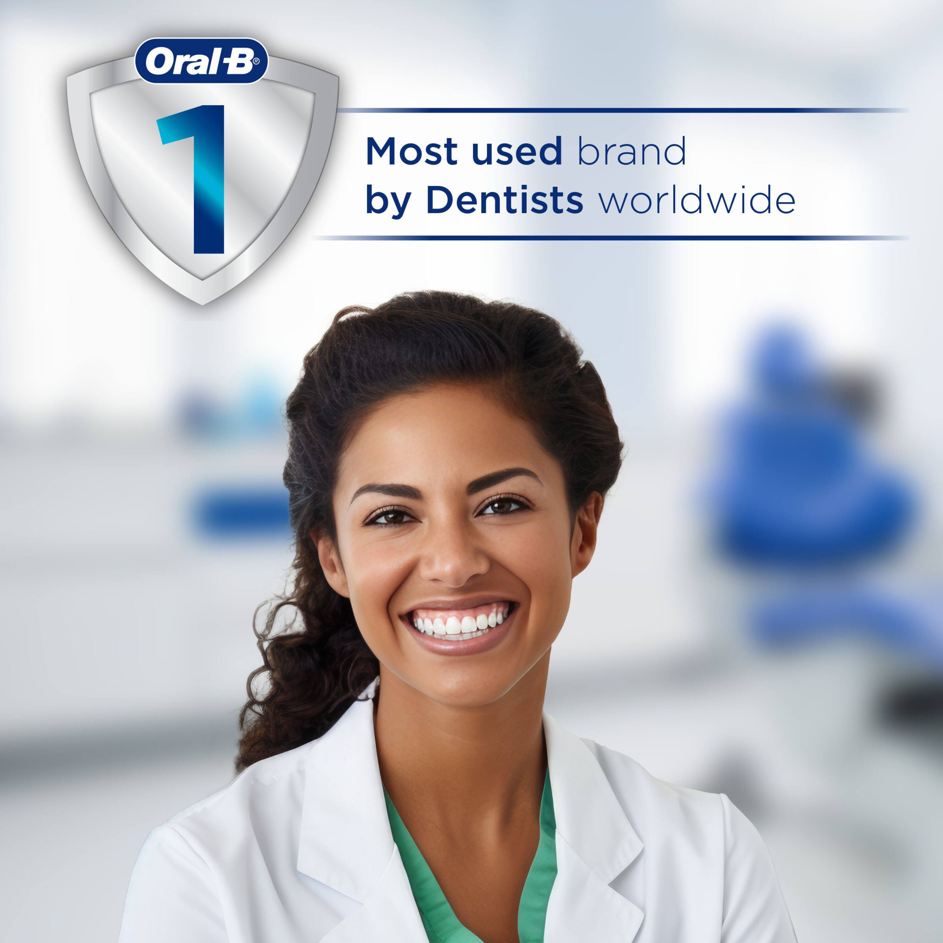 Oral-B  
1  
Most used brand by Dentists worldwide