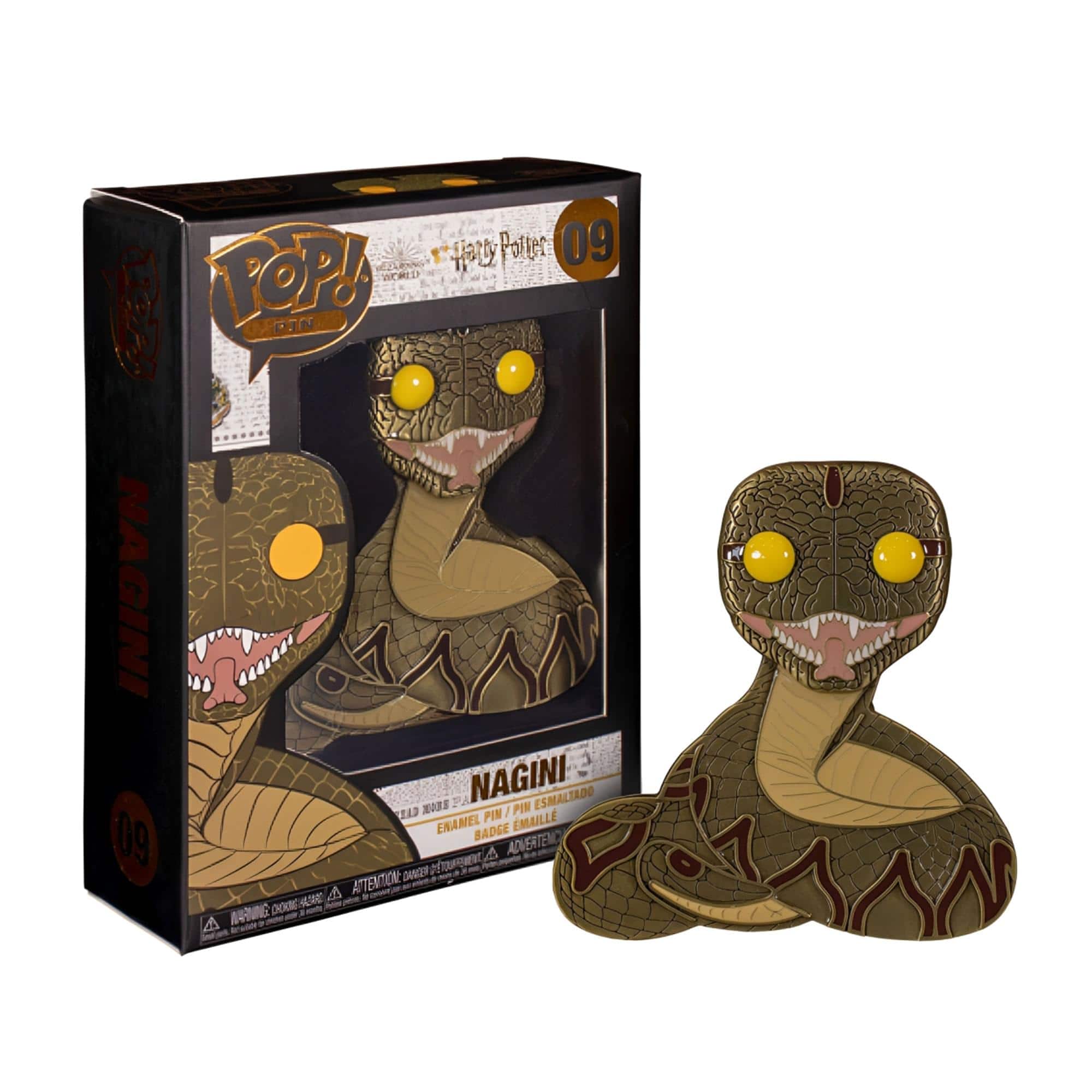 Harry Potter Funko POP Pin Large Enamel Pin | Nagini - Green