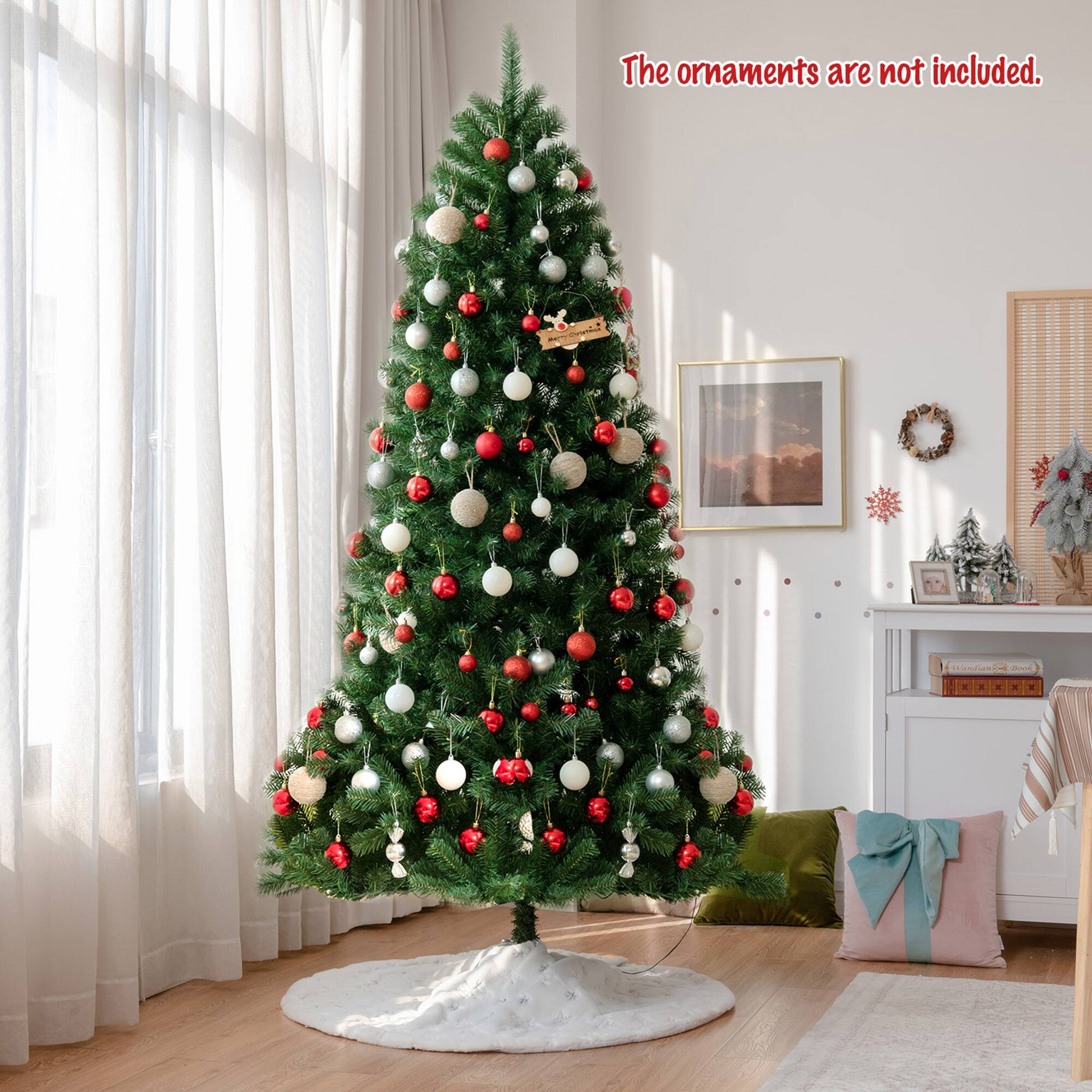 The ornaments are not included.