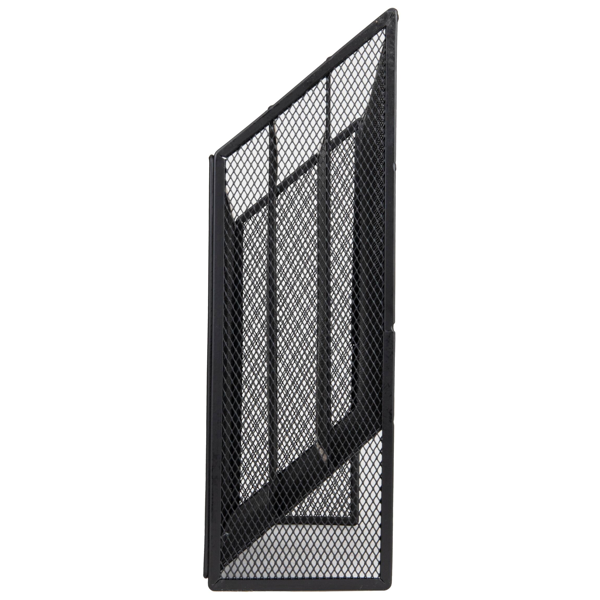 Alt View 18. Mind Reader - Vertical File Storage, Desktop Organizer, Wall Mount, Office, Metal Mesh, 12.5"L x 3.75"W x 11.5"H - Black.