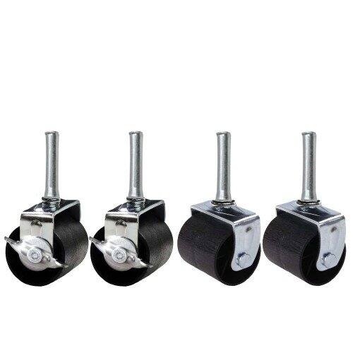 Front. Kings Brand Furniture - Kings Brand Furniture Replacement Bed Frame Caster Wheels - Black.