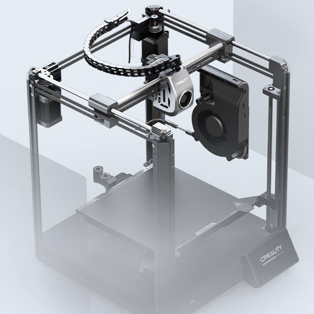 Alt View 15. Creality - K1 3D Printer - Black.