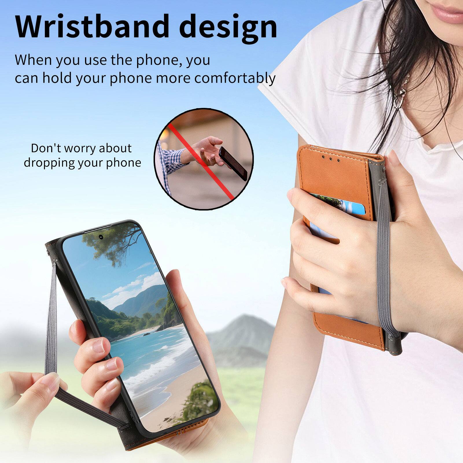 Wristband design

When you use the phone, you can hold your phone more comfortably

Don't worry about dropping your phone