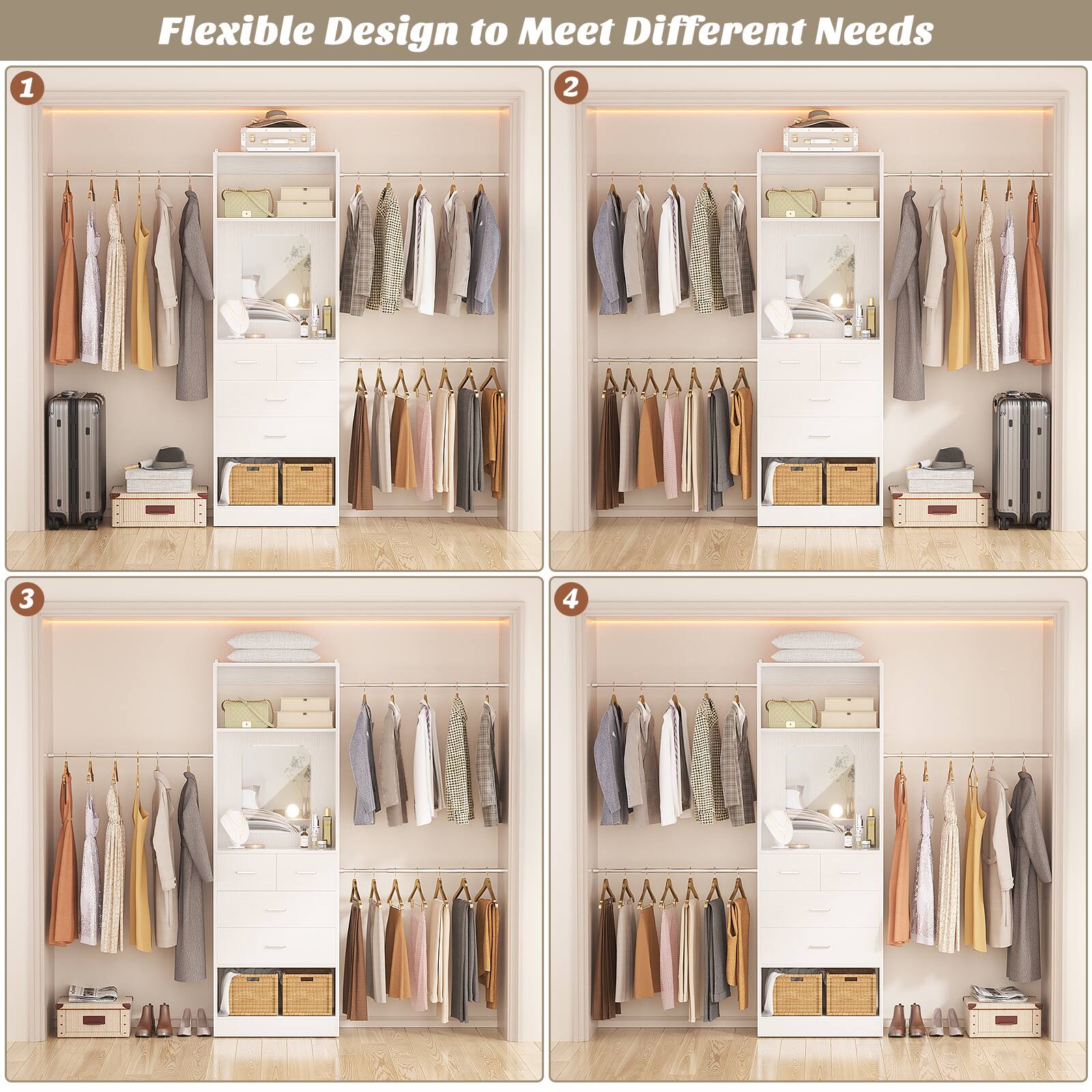 1. Flexible Design to Meet Different Needs  
2.  
3.  
4.