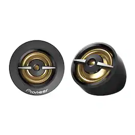 Pioneer - 3/4" - 450 W Max Power, PEI Hard Dome - Component Tweeter (pair) - Black