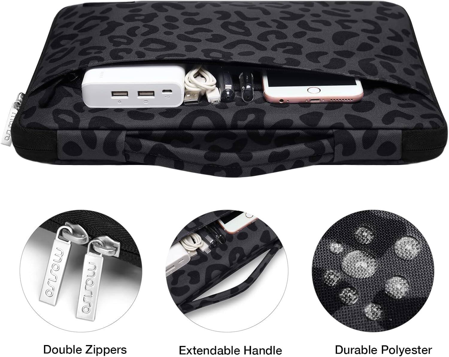 6 Self-Organizing Monso Manso Double Zippers Extendable Handle Durable Polyester