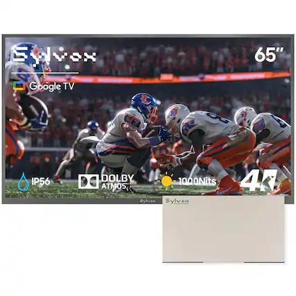 Sylvox Google TV 65" 4K IP56 DOLBY ATMOS 1000Nits