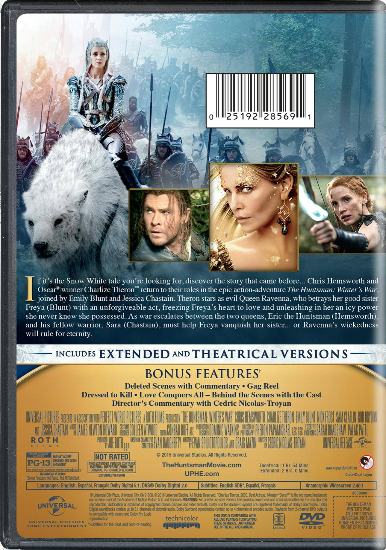 Angle. The Huntsman - Winter's War [DVD].