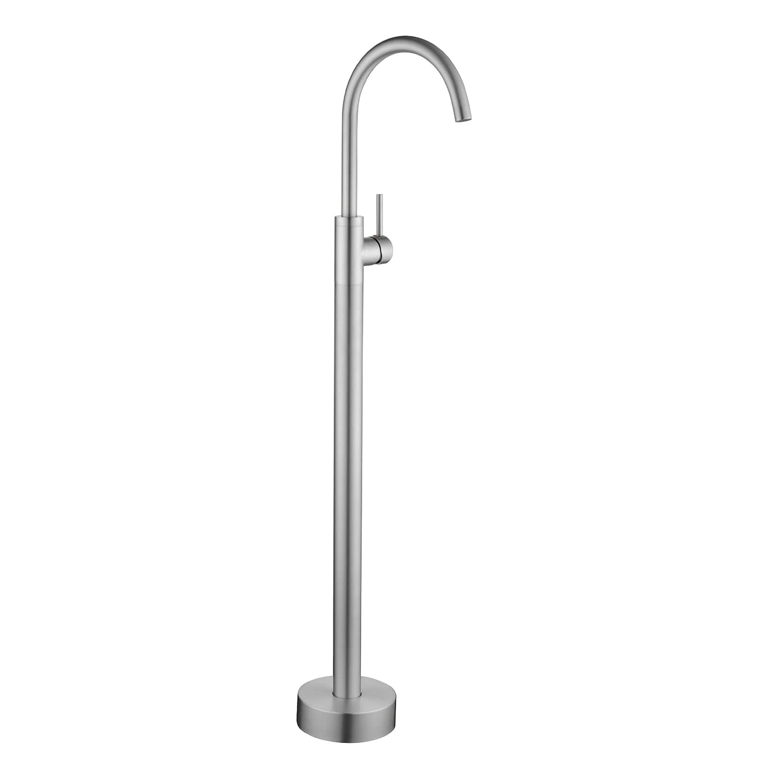 Front. Boyel Living - Brushed Gold Bathtub Faucet 2-Function Brass Pressure Balance Valve 3-Function Hand Shower 1.5m SUS304 Hose - Brushed Nickel.
