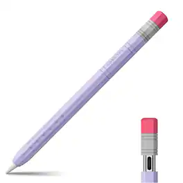 Kitcheniva - Silicone Pen Skin Sleeve Case For Apple Pencil (USB-C) - Lilac Purple