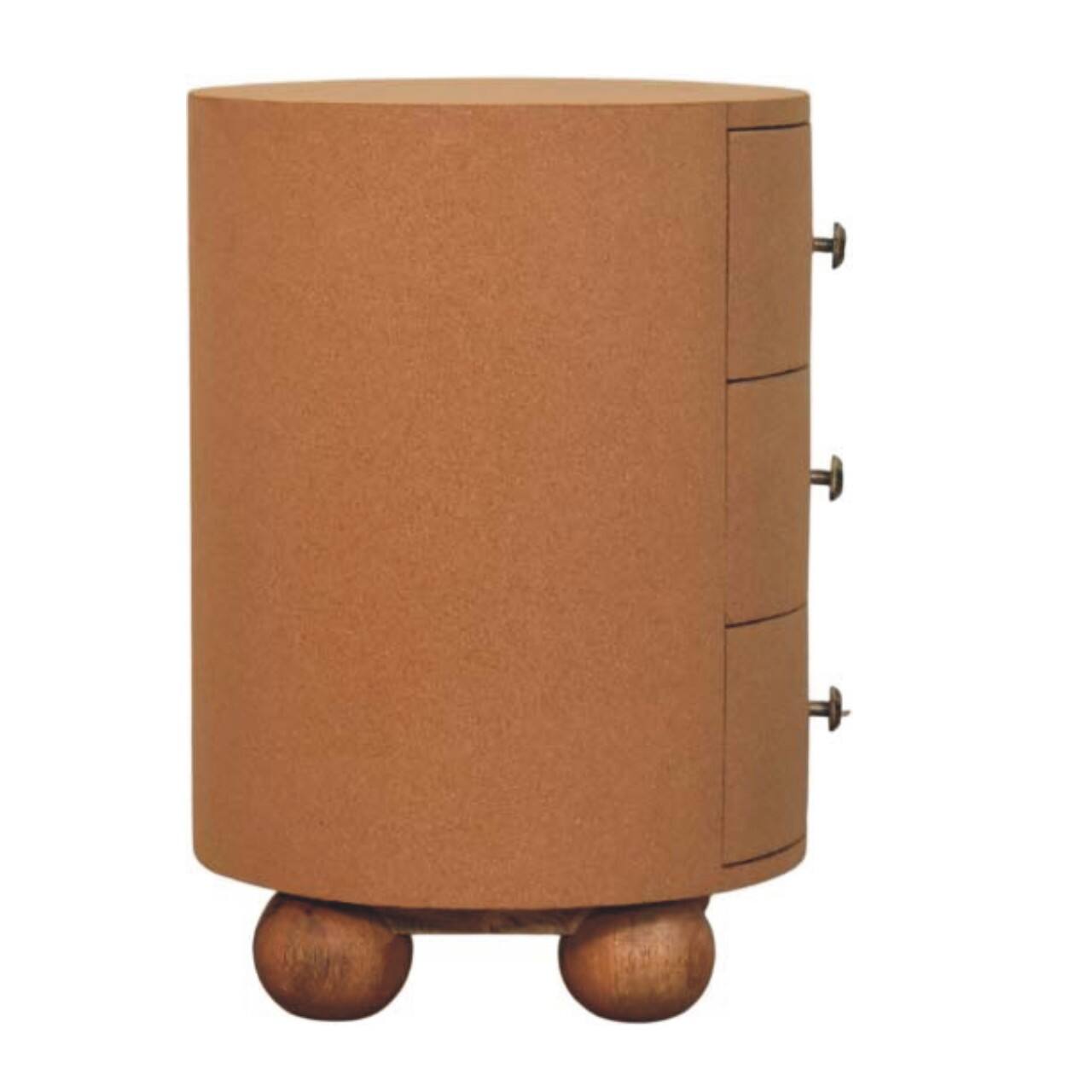 Alt View 4. Artisan Furniture - Artisan Furniture Solid Wood Maison LiÃ¨ge 3 Storage Unit, Orange - Orange.