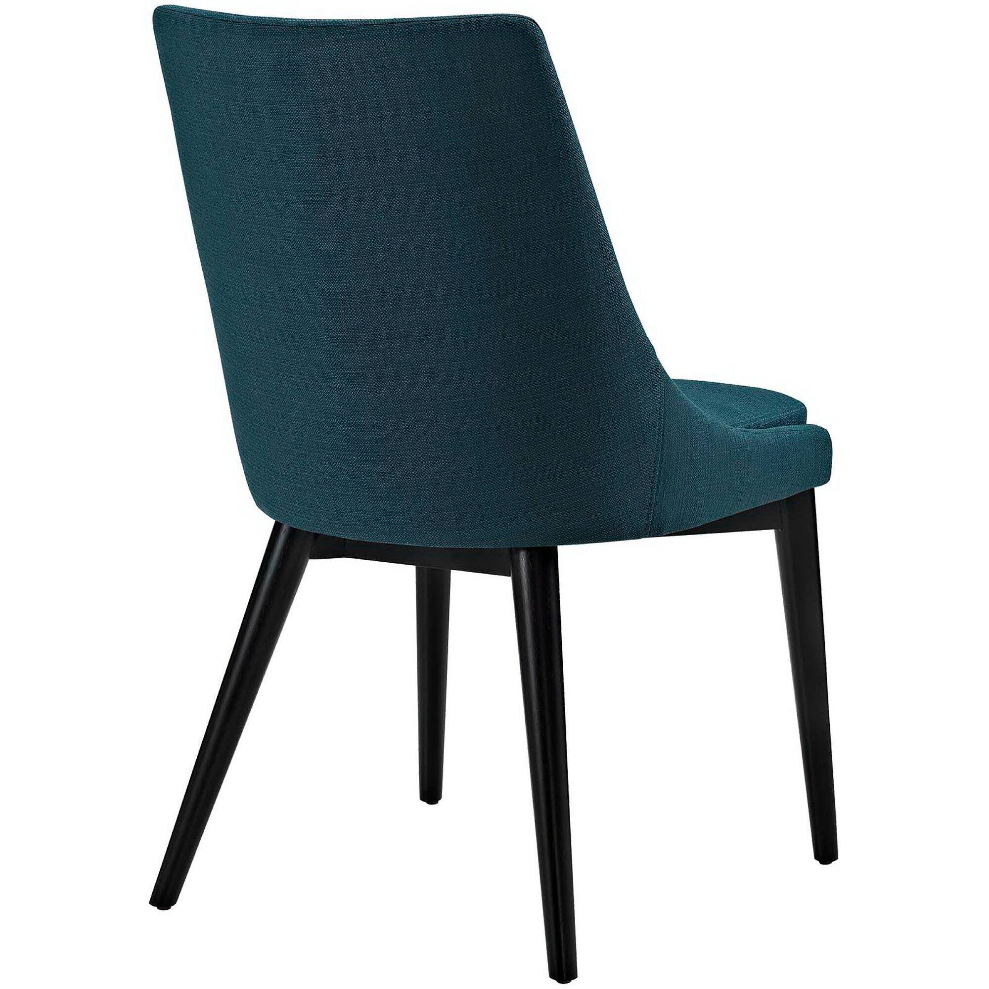 Left. Modway - Viscount Fabric Dining Chair by Modway - Blue.