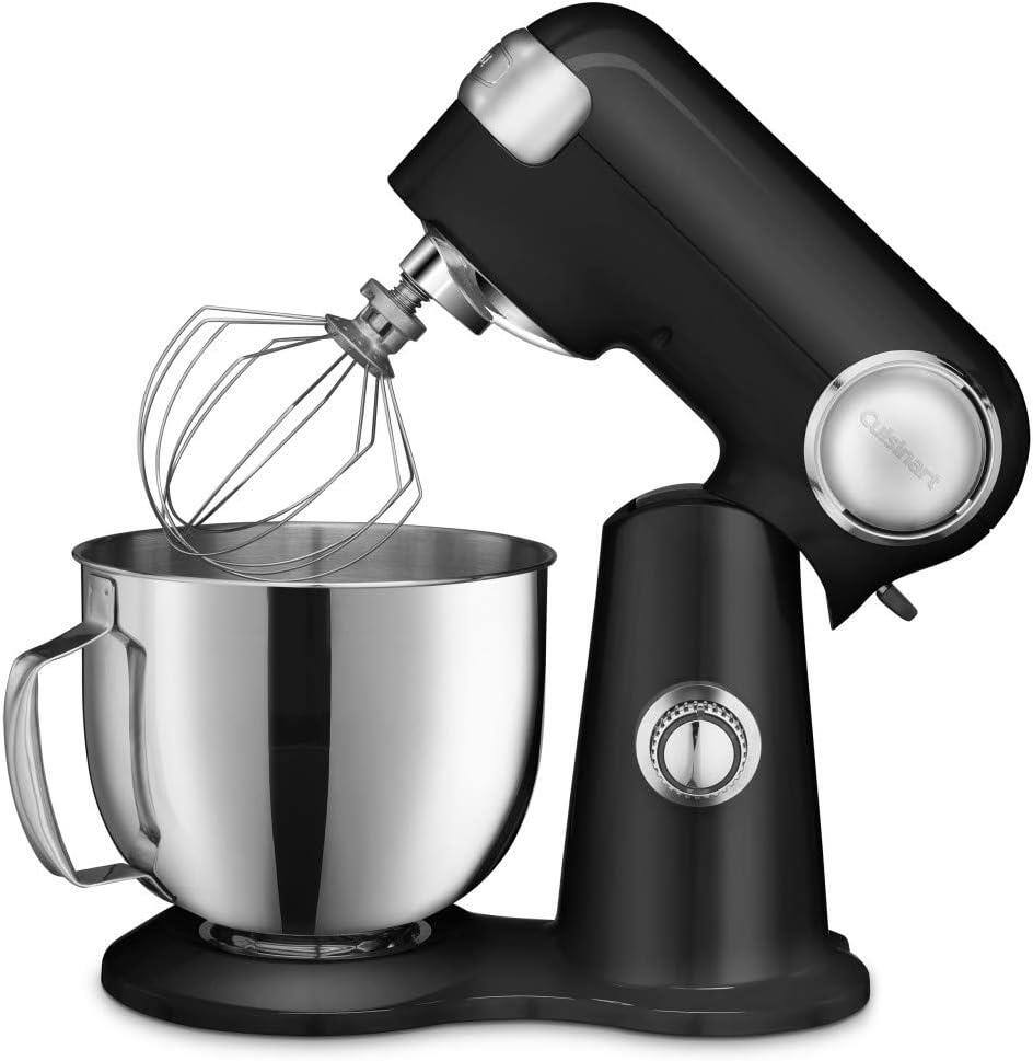 Alt View 1. Cuisinart - SM-50 5.5 Qt Stand Mixer 12-Speed, 12 Colors - Precision Master Series - Onyx Black.