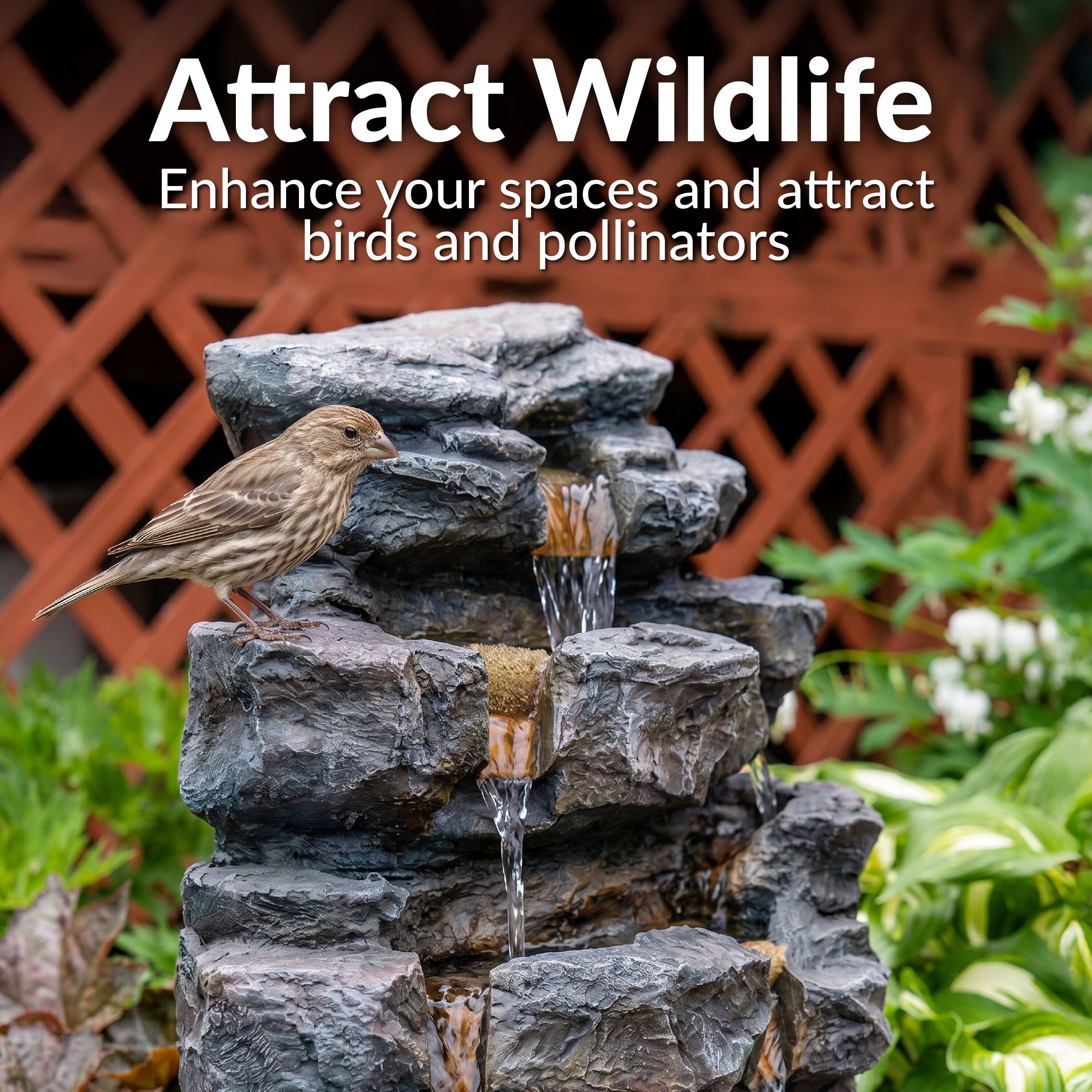 Attract Wildlife  
Enhance your spaces and attract birds and pollinators