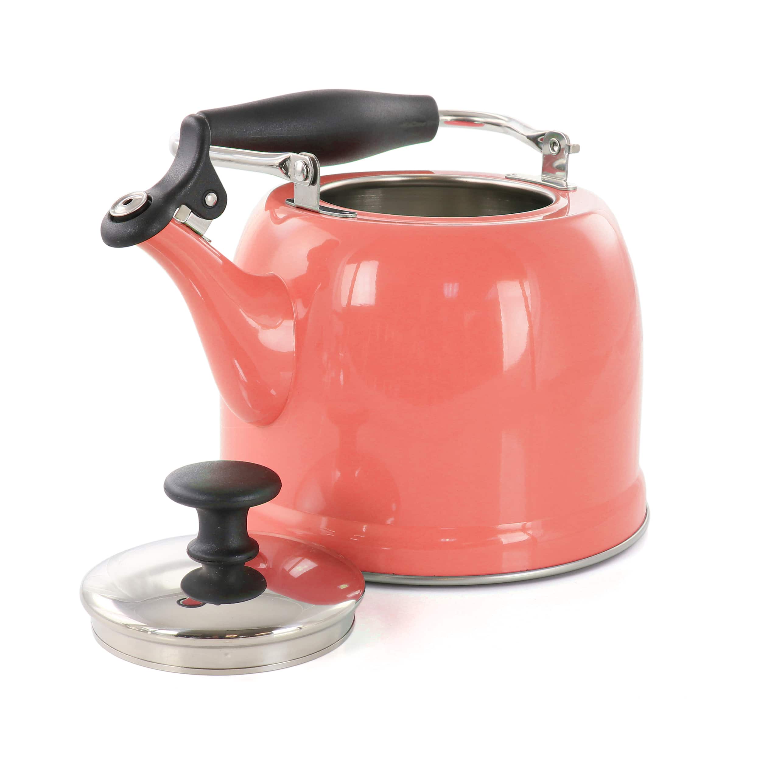 Martha Stewart Everyday Lily Pond 2.2 Quart Stainless Steel Tea