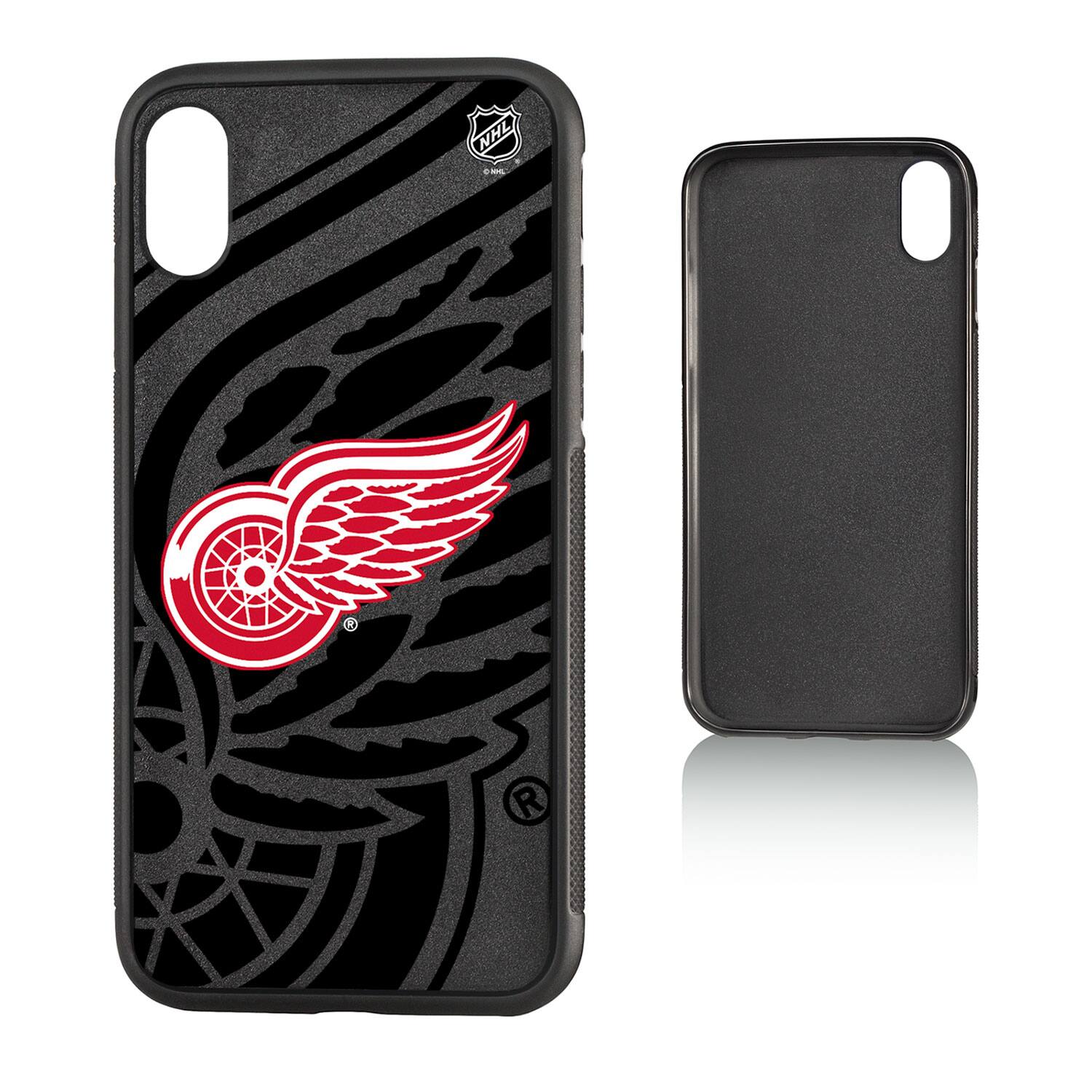 Alt View 3. Keyscaper - Detroit Red Wings iPhone Bump Ice Case - 16 Pro Max - Multicolor.