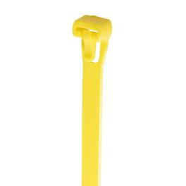 Grizzly Supply - 14" 50lb Releasable Cable Tie 25/bag - Yellow