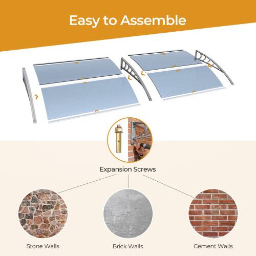 Easy to Assemble Expansion Screws Stone Walls Brick Walls Cement Walls