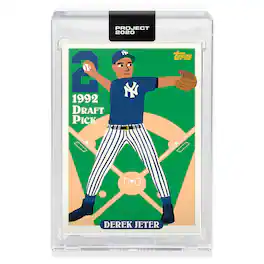 Topps - PROJECT 2020 Card 356 - 1993 Derek Jeter by Keith Shore - Green