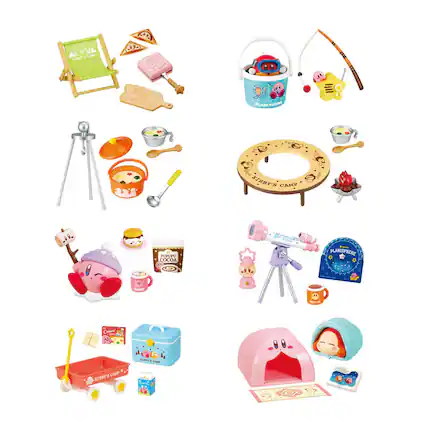 MR RIRTS CAMP ~ PLASH FISHING D1 Roe KIRBY'S CAMP PUPLPU COCOA POPSTAR PLANISPHERE CAa7 Sica o 1 Cuom 10 1 I RISST'S CAMP CANP KIRBY'S