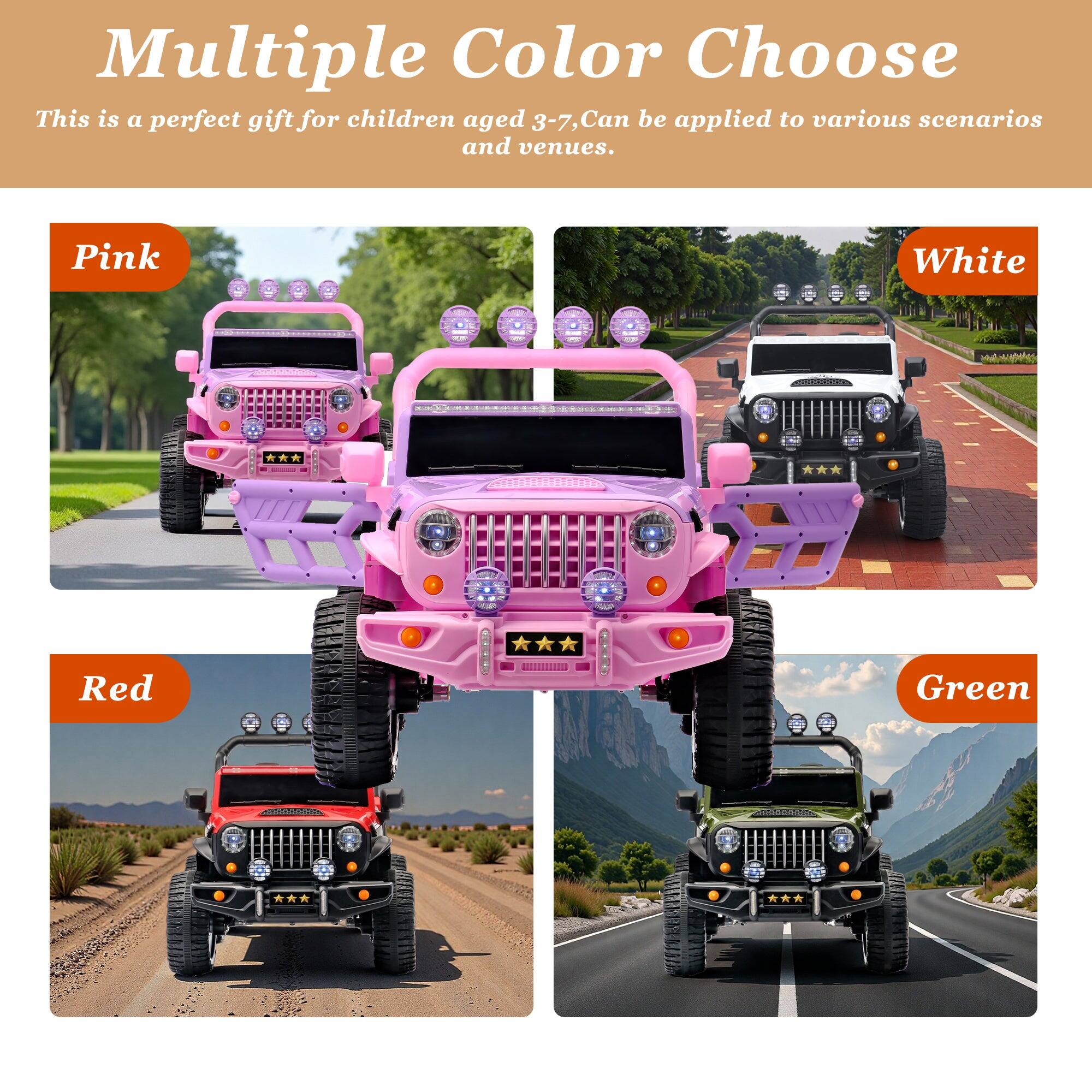 Multiple Color Choose  
This is a perfect gift for children aged 3-7, Can be applied to various scenarios and venues.  

Pink  
White  
Red  
Green
