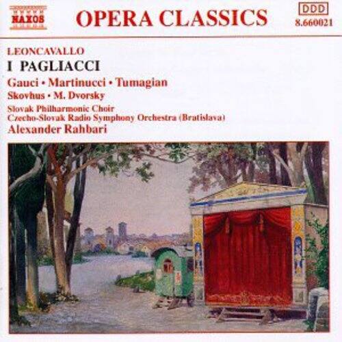 NAXOS  
OPERA CLASSICS  
8.660021  

LEONCAVALLO  
I PAGLIACCI  
Gauci • Martinucci • Tumagian  
Skovhus • M. Dvorsky  
Slovak Philharmonic Choir  
Czecho-Slovak Radio Symphony Orchestra (Bratislava)  
Alexander Rahbari