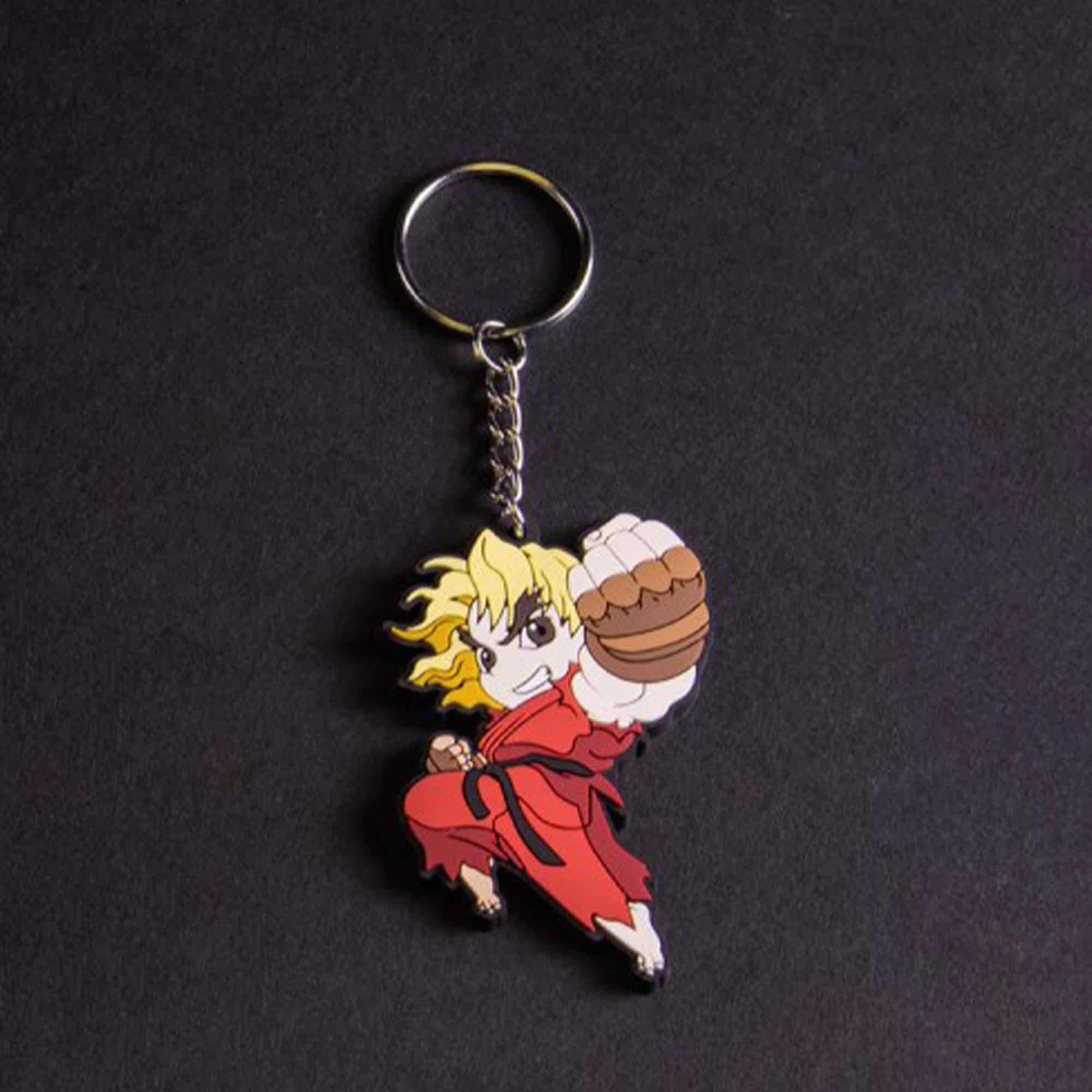 Alt View 10. Multiverse Studio - Street Fighter Chibi Key Chain, Ken - Multi-Color.