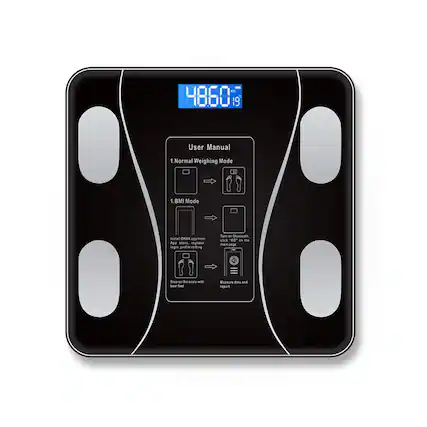 RD 4860 19 User Manual
1. Normal Weighing Mode
1. BMI Mode
- Install OKOK app from App Store, register, login, profile setting
- Turn on Bluetooth, main page
- Step on the scale with bare feet
- Measure data and report