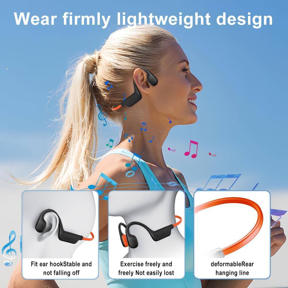 Wear firmly lightweight design

Fit ear hook: Stable and not falling off

Exercise freely and freely: Not easily lost

Deformable: Rear hanging line