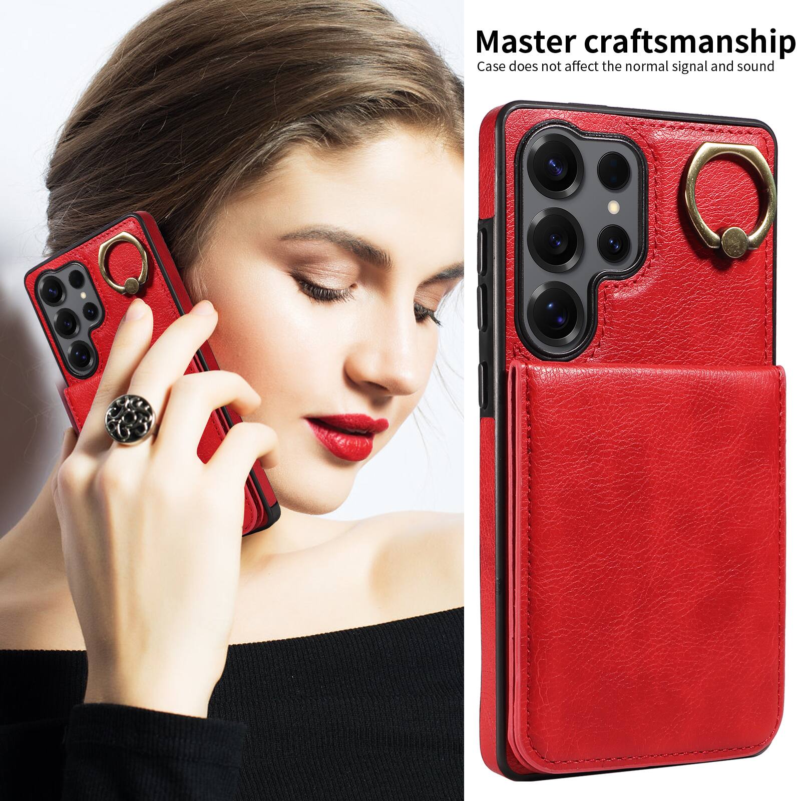 Master craftsmanship  
Case does not affect the normal signal and sound
