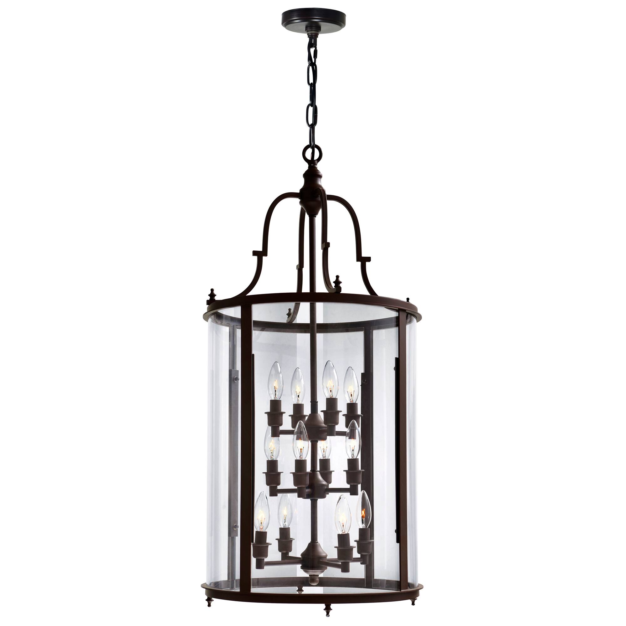 CWI Lighting - Desire 12 Light Drum Shade Chandelier With Oil Rubbed Bronze Finish - Oil-Rubbed Bronze