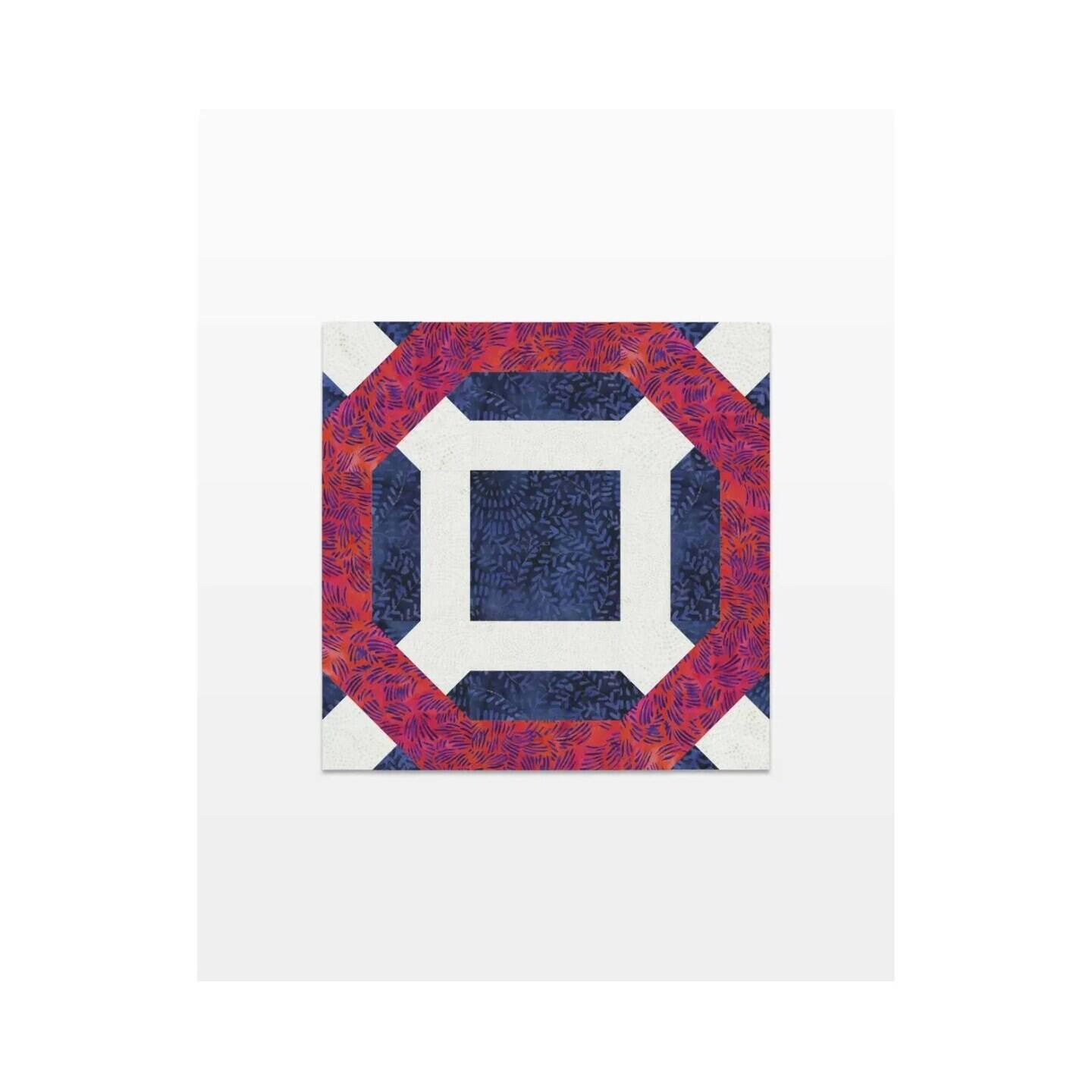 Angle. AccuQuilt - GO! Cross Roads-9 Finished Die - Multicolor.