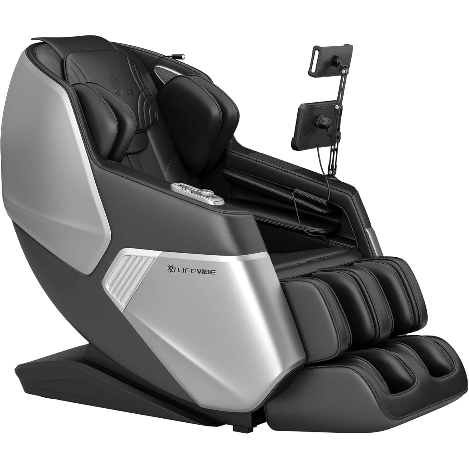 Essen Blissed - 3D Massage Chair Full Body VibroAcoustic Sonic Wave,SL-Track Zero Gravity Recliner,Smart Body Scan,Reading Lamp - Black