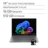 14" 2K OLED TOUCHSCREEN
SNAPDRAGON® X PLUS
16 GB MEMORY
512 GB STORAGE