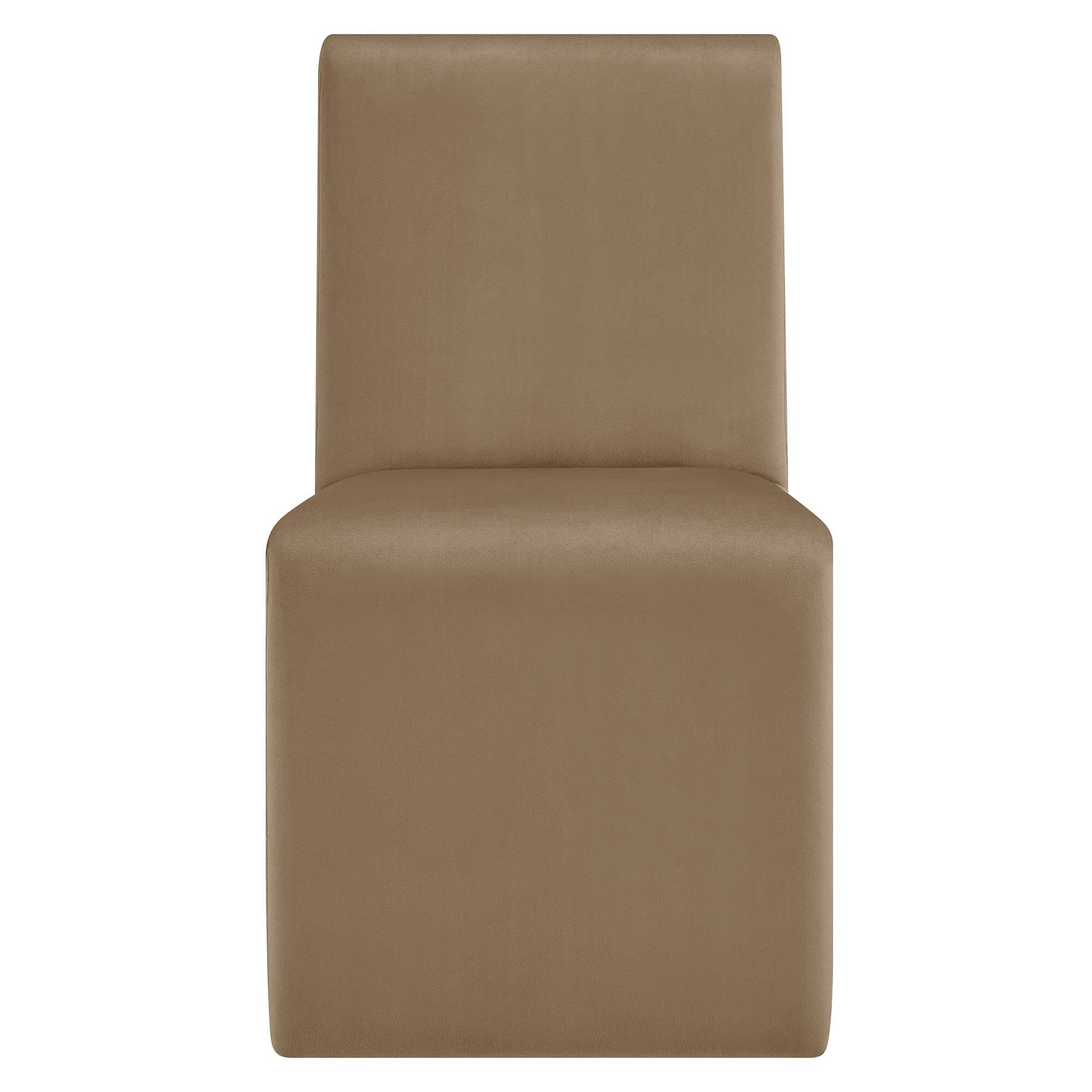 Alt View 2. Modway - Emory Upholstered Performance Velvet Dining Side Chair by Modway - Brown.
