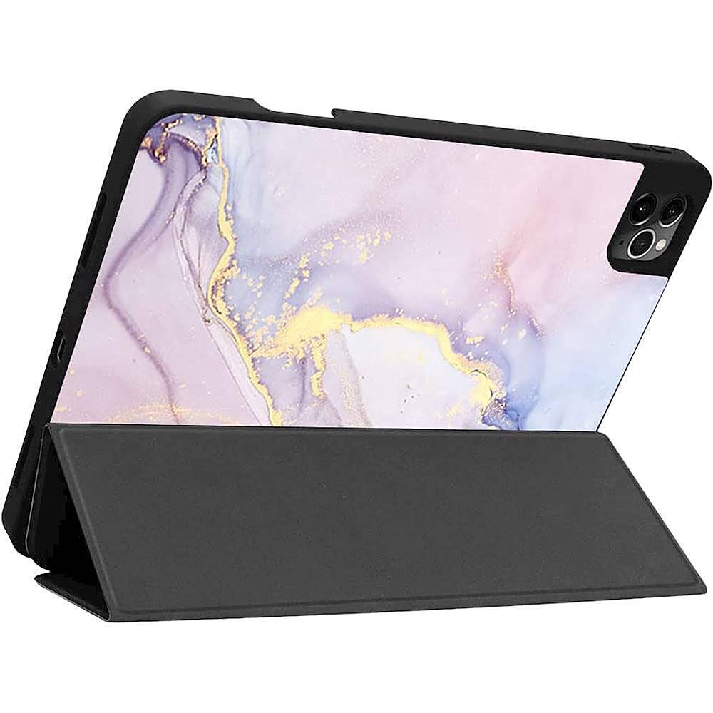 Alt View 15. SaharaCase - Folio Case for Apple iPad Pro 11" (2nd, 3rd, and 4th Gen 2020-2022) - Pink Marble.