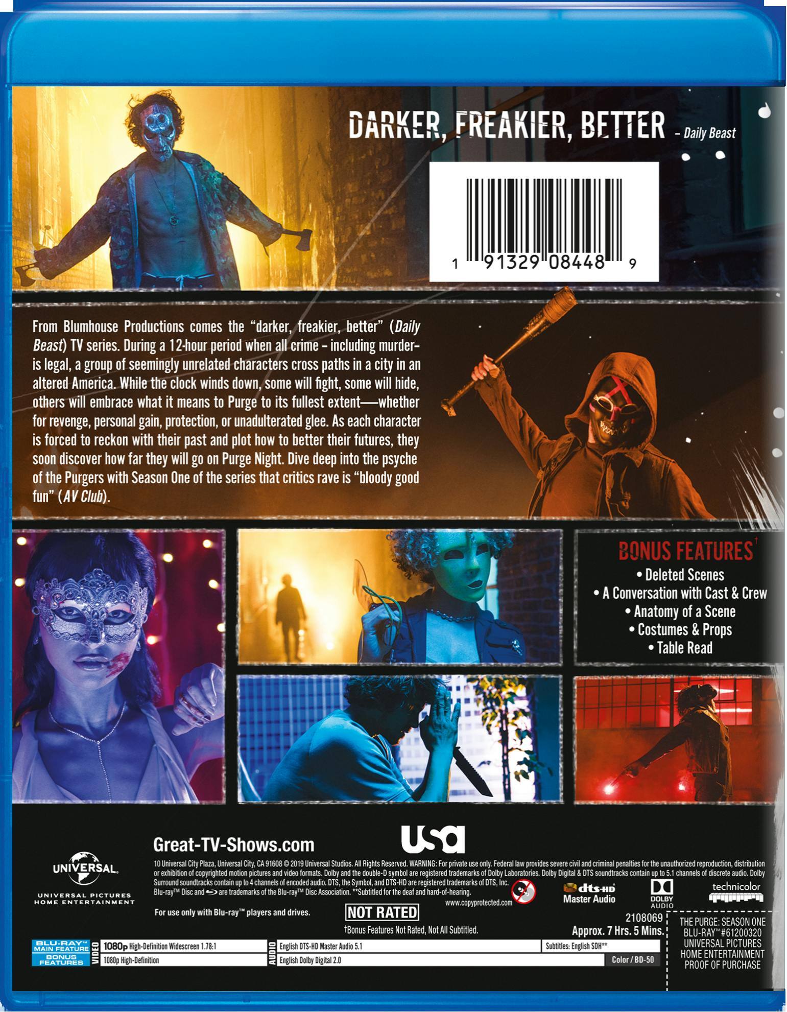 Angle. The Purge: Season One [Blu-ray].