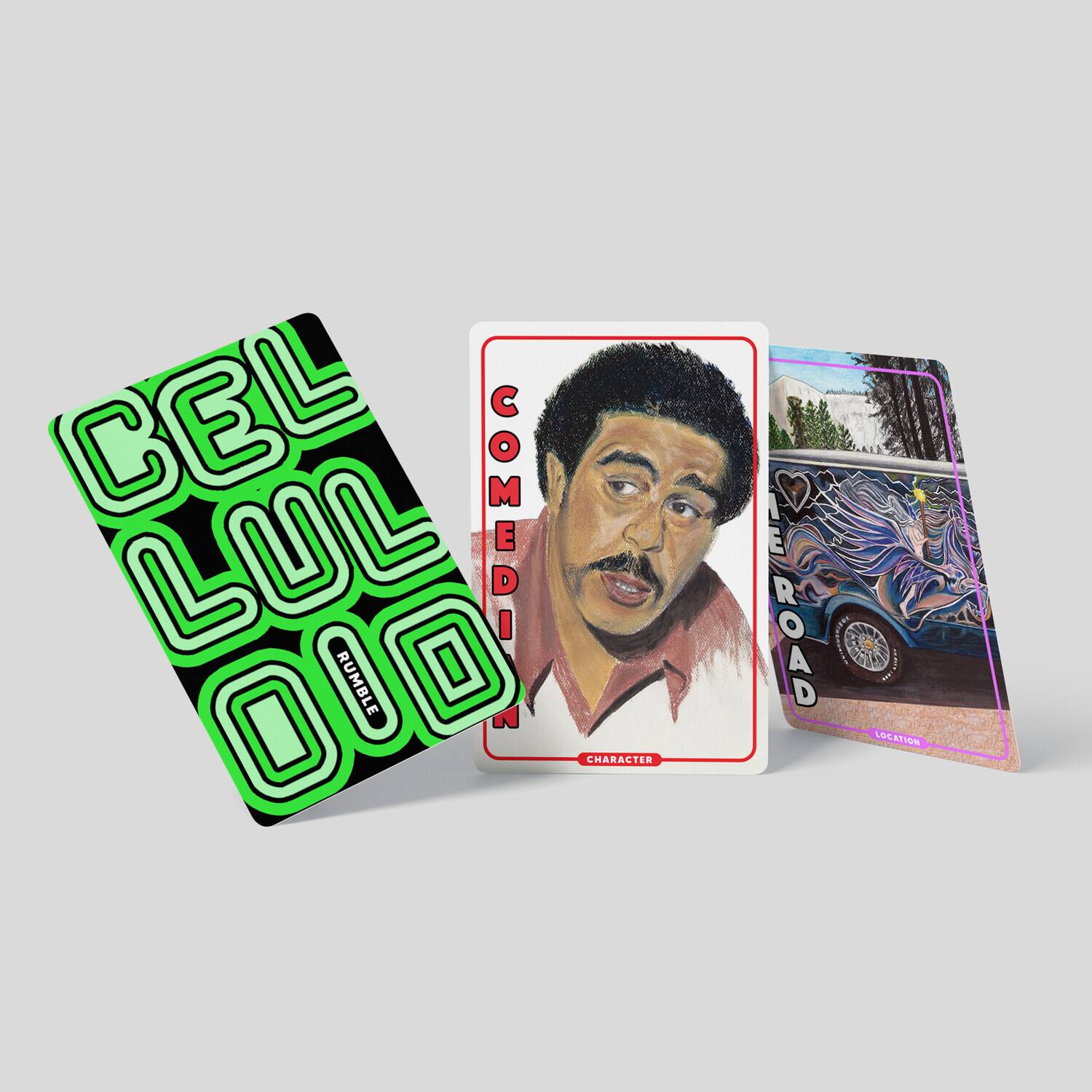 CEL LOOL OOO  
COMEDIAN  
RUMBLE  
CHARACTER  
ROAD  
LOCATION