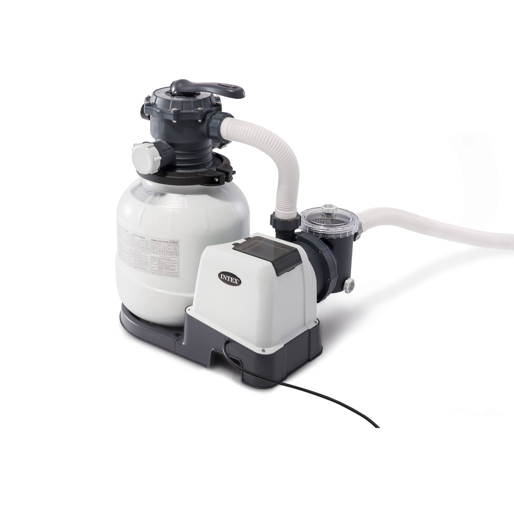 Alt View 20. Intex - Round Above Ground Pool Set w/ Pump.