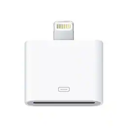 Apple - MD823AM/A Lightning to 30-Pin Adapter - White