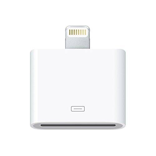 Apple - MD823AM/A Lightning to 30-Pin Adapter - White