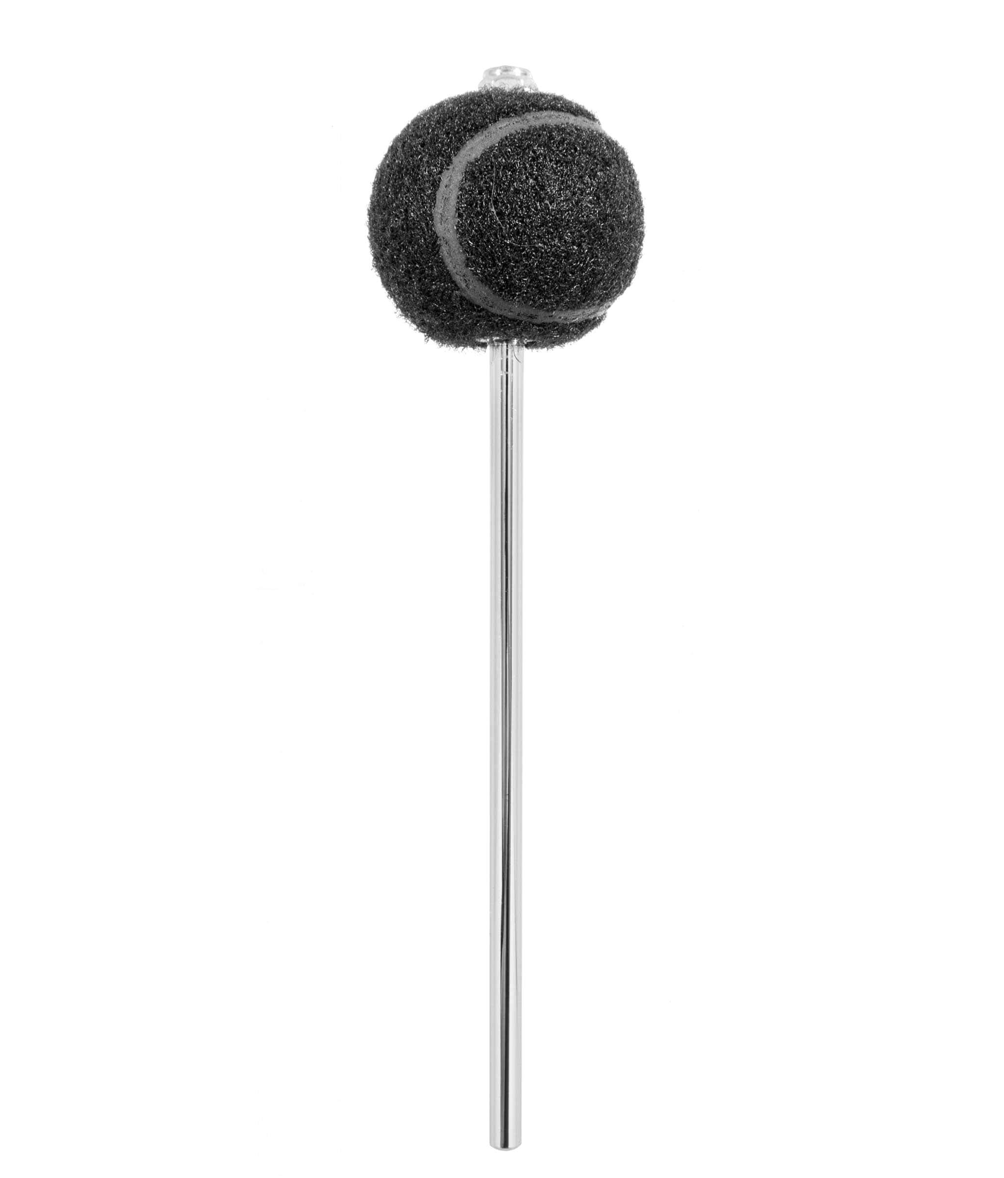 Left. Gibraltar Hardware - 6.25" Tennis Ball Style Bass Drum Cajon Beater w/ Nylon Wool Felt Head, Soft Impact for Electronic Kits & Acoustic Cajon.