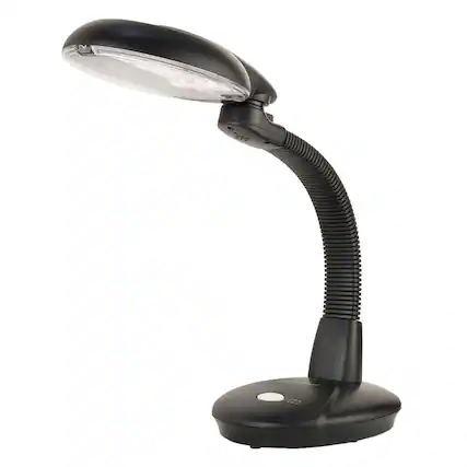 Front. SPT - EasyEye Desk Lamp with Ionizer (4-tube) - Black.