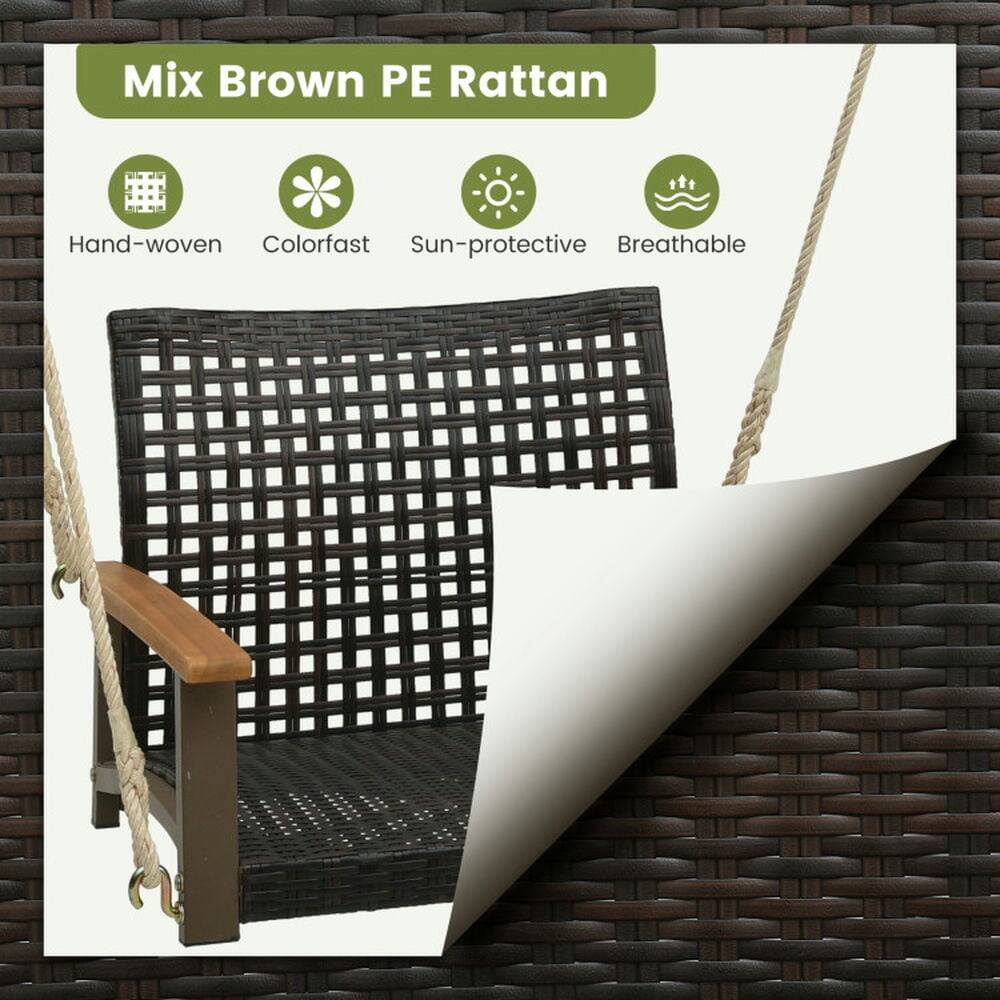 Mix Brown PE Rattan

- Hand-woven
- Colorfast
- Sun-protective
- Breathable