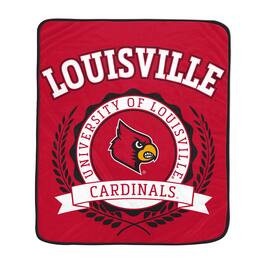 Pegasus - Louisville Cardinals 50" x 60" University Crest Ultra Soft Blanket - Multicolor