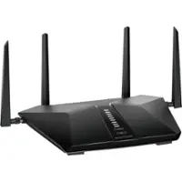 NETGEAR - Nighthawk AX5400 Dual-Band Wi-Fi 6 Router - Black - Left_Zoom