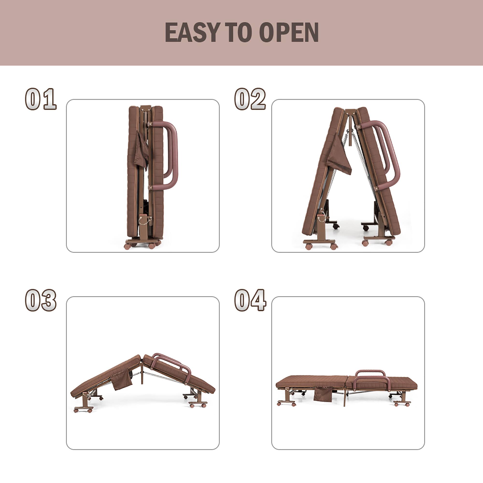 EASY TO OPEN

01
02
03
04