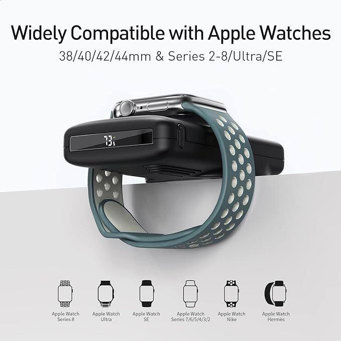 Widely Compatible with Apple Watches 38/40/42/44mm & Series 2-8/Ultra/SE

Apple Watch Series 8
Apple Watch Ultra
Apple Watch SE
Apple Watch
Apple Watch Series 7/6/5/4/3/2
Nike Apple Watch
Hermes Apple Watch