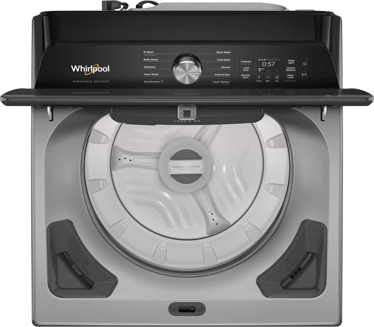 Whirlpool - 5.2 - 5.3 cu. ft. Smart Top Load Washer with the