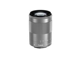 Canon - EF-M 55-200 mm f/4.5-6.3 is STM Compact Zoom Lens for EOS M Camera - Silver - Silver